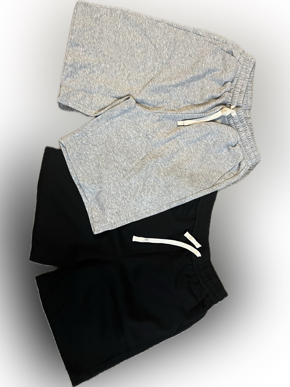Kids Everyday Drawstring Shorts - Gray & Black